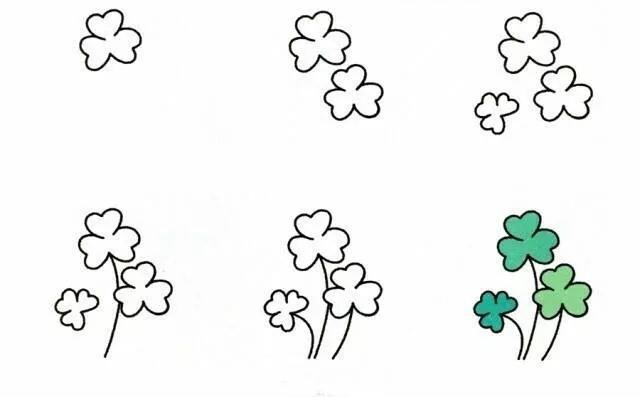 9种植物简笔画超详细小教程，哄娃必备神器