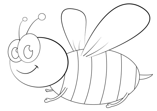 【卡通蜜蜂简笔画】简单的卡通蜜蜂简笔画如何画