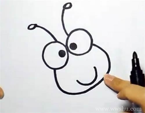 小蜜蜂简笔画的画法步骤图解 幼儿简笔画蜜蜂如何画