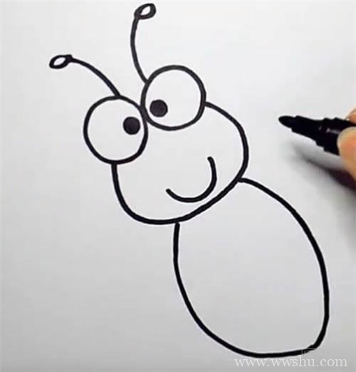 小蜜蜂简笔画的画法步骤图解 幼儿简笔画蜜蜂如何画