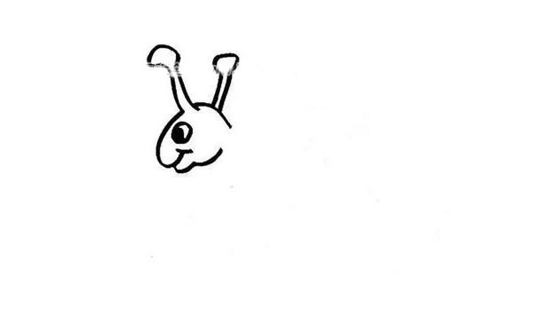 【蜗牛简笔画彩色】简笔画蜗牛的画法步骤图片教程
