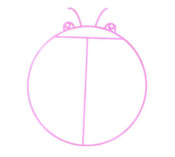 瓢虫的简单画法 七星瓢虫简笔画步骤图解教程