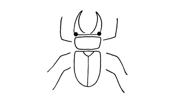 甲虫简笔画步骤画法及图片大全