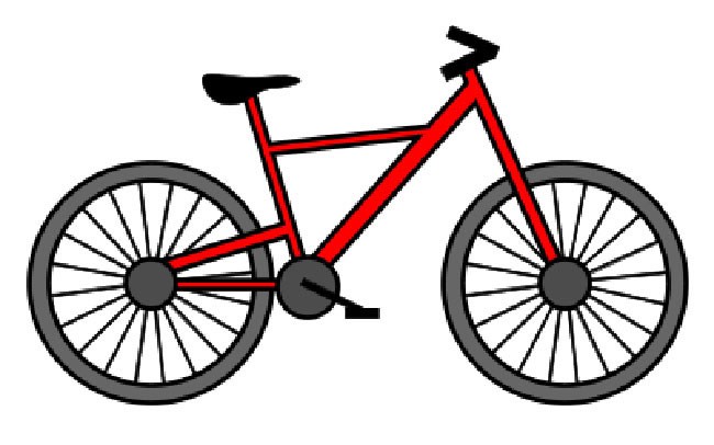 自行车简笔画交通工具 自行车交通工具简笔画步骤图片大全