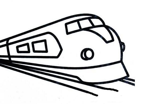 火车简笔画交通工具 火车交通工具简笔画步骤图片大全