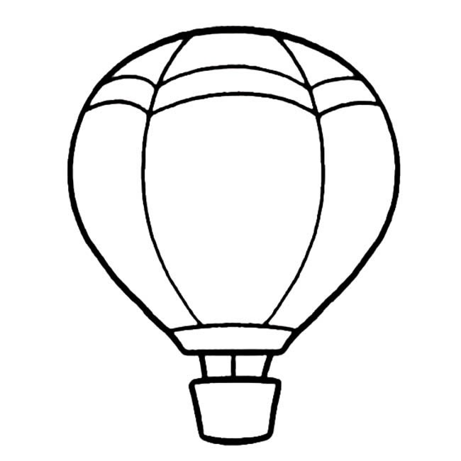 热气球简笔画交通工具 热气球交通工具简笔画步骤图片大全二