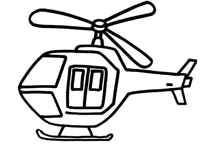 直升机简笔画图片大全 各种直升机简笔画预览