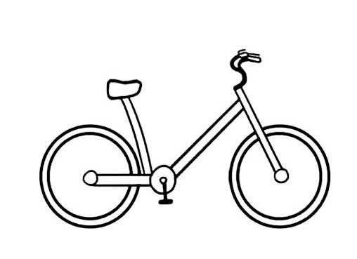 3款共享单车的简笔画图片