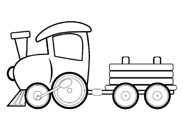 可爱的小火车简笔画图片_卡通火车的简单画法