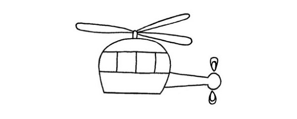 一组直升机战斗机和飞机简笔画的简单画法 步骤教程及图片