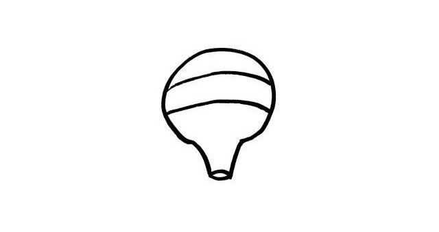 简单七步画出热气球简笔画步骤图教程