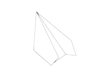 纸飞机简笔画画法步骤图教程及图片大全