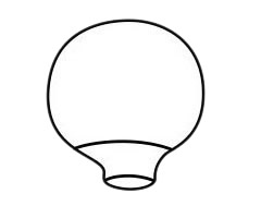 热气球简笔画简单画法步骤图片大全