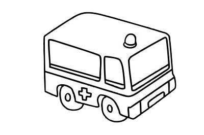 救护车如何画简单又漂亮四年级 救护车简笔画步骤图片