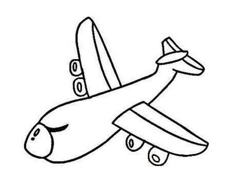 幼儿飞机简笔画如何画简单又漂亮