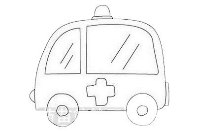 救护车如何画简笔画简单又漂亮