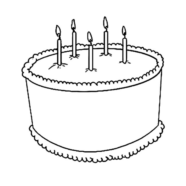 生日蛋糕简笔画食物 生日蛋糕食物简笔画步骤图片大全