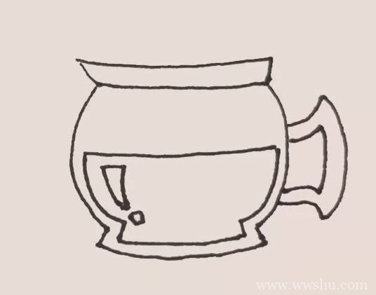 咖啡壶简笔画_咖啡壶简笔画步骤画法图片大全