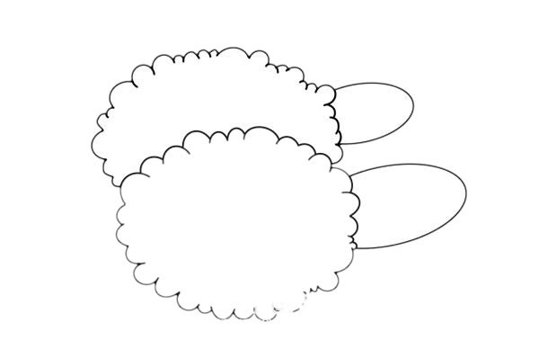 炸虾球简笔画画法步骤图片教程