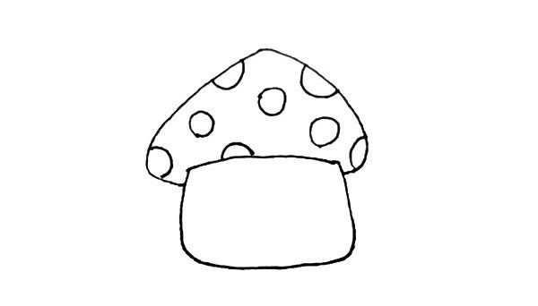 如何画蘑菇屋简笔画步骤图文教程