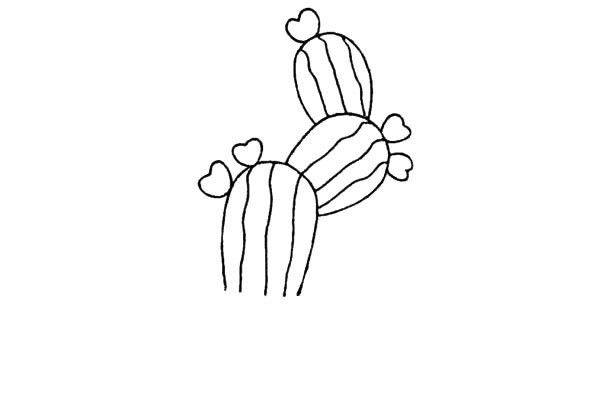 仙人掌盆栽简笔画画法步骤教程 漂亮的仙人掌盆栽简笔画