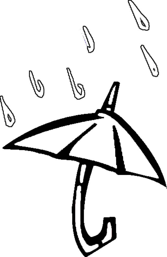 雨伞简笔画物品 雨伞物品简笔画步骤图片大全三