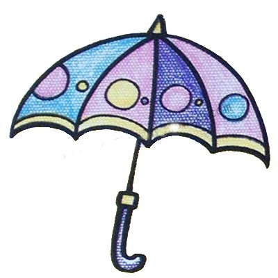 雨伞简笔画五步画出 鱼缸简笔画彩色步骤图片