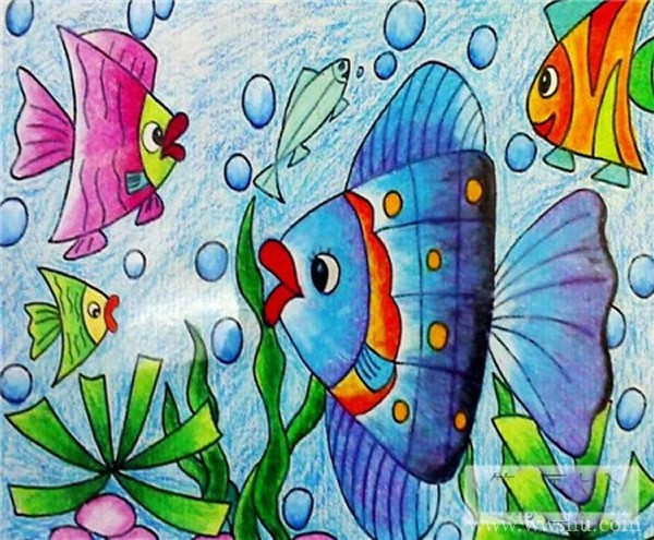 海底世界儿童画教案