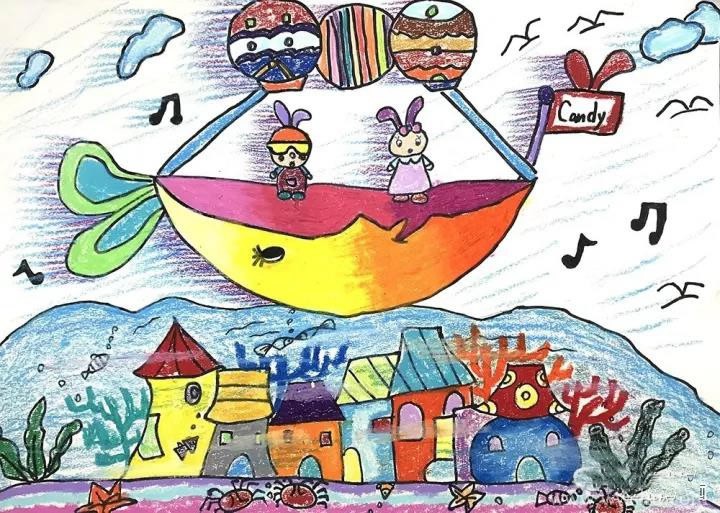 海底世界儿童画获奖作品