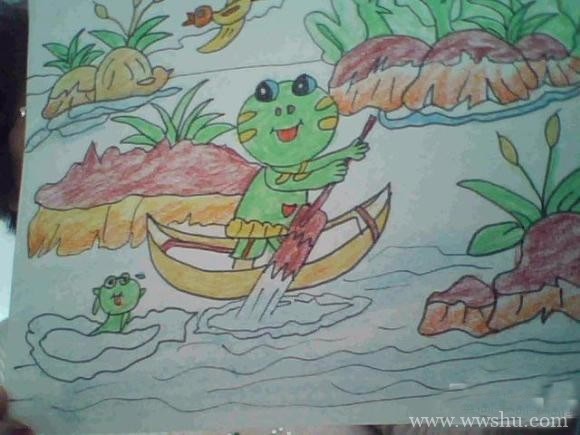 划船的小青蛙