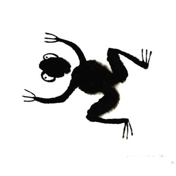 儿童中国画青蛙教程