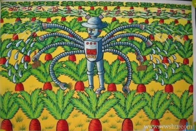 未来农业灌溉机器人