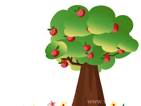 小麻雀的苹果树的故事