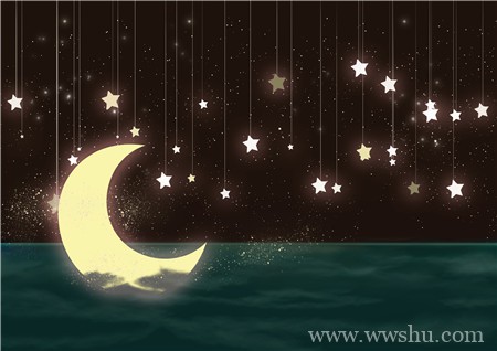 星星和月亮的童话故事