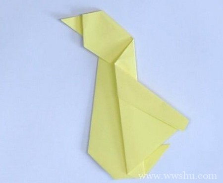 小鸭子折纸详细详细步骤图解法