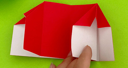 帐篷折纸方法图解