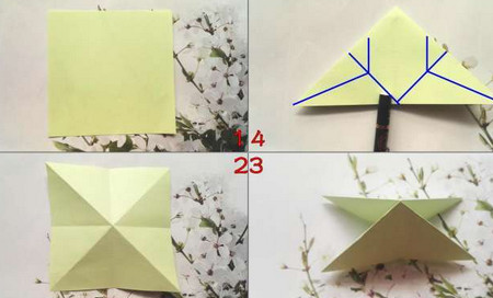 折纸乌龟的详细详细折法图解