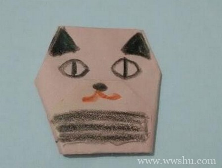 小猫指套折纸详细详细步骤图