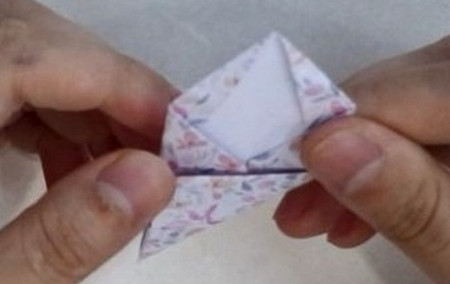 五瓣花折纸教程图解