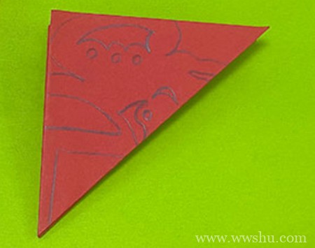 蝙蝠剪纸教程图解