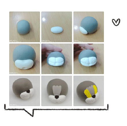 猫和老鼠Tom猫透明球粘土挂件手工制作步骤