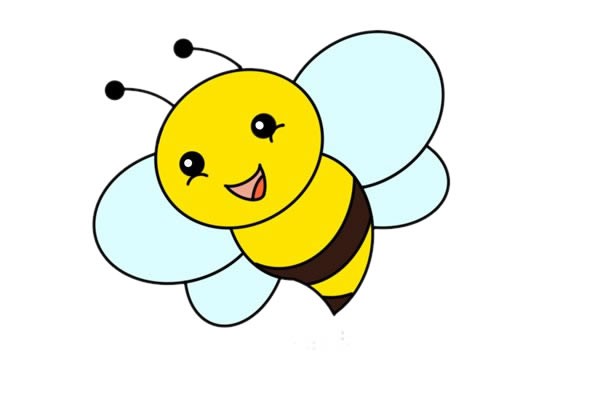蜜蜂如何画简笔画简单又漂亮