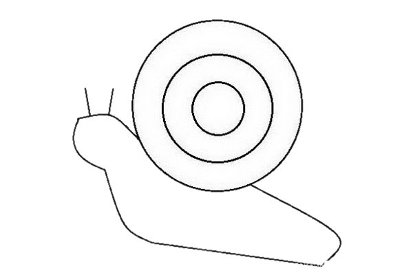 小蜗牛简笔画如何画简单