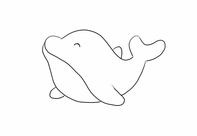 可爱鲸鱼的简笔画图片大全