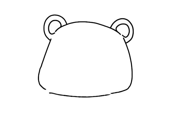 熊本熊简笔画步骤图