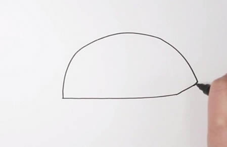 鸭舌帽简笔画步骤图片 鸭舌帽如何画简单漂亮