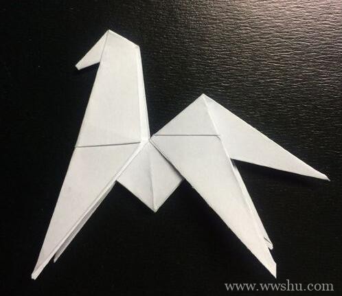 手工折纸教程 越南马折纸教程图解