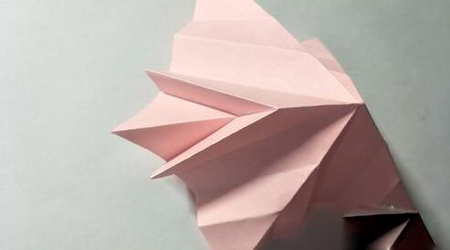 儿童折纸 五角星花折纸图解教程