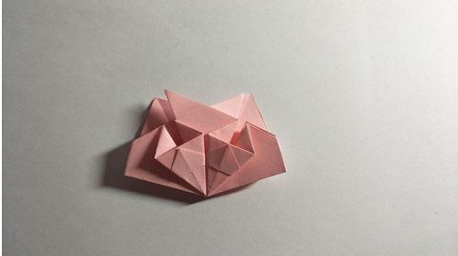 一款迷你花束的折法 折纸图解教程