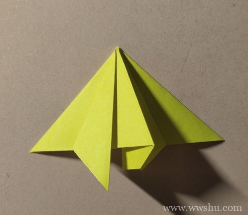 创意折纸教程 三角书签的折叠图解